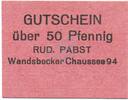 Kleingeld 1914-1922 DE 50 Pf. o.D. Hamburg , Notgeld 50 Pfennig -R.Pabst... 28.61 £  +  13.00 £ shipping