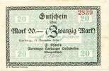 Großnotgeld 1918 DE 20 Mk. 1918 Harburg , Banknote 20 Mark Schein unc-kf... 34.68 £  +  13.00 £ shipping
