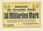 Inflation 1923 DE 50 Mia. Mk. 1923 Sande , Banknote 50 Milliarden Mark S... 17.34 £  +  7.79 £ shipping