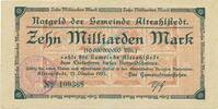 Inflation 1923 DE 10 Mia. Mk. 1923 Altrahlstedt , Banknote 10 Milliarden... 26.01 £  +  13.00 £ shipping