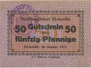 Kleingeld 1914-1922 50 Pf. 1917 Eichstätt , Notgeld 50 Pfennig Schein un... 3.90 £  +  7.79 £ shipping