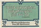 Winterhilfsspende 20 Pf. o.D. Winterhilfsspende , 20 Pfennig Schein unc-... 52.02 £  +  21.67 £ shipping