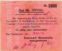 Inflation 1923 DE 500.000 Mk. 1923 Bad Oeynhausen , Banknote 500.000 Mar... 19.07 £  +  7.79 £ shipping