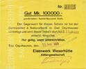 Inflation 1923 DE 100.000 Mk. 1923 Bad Oeynhausen , Banknote 100.000 Mar... 30.34 £  +  13.00 £ shipping
