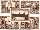 Notgeld De 5 Scheine kpl. Notgeld Stadt Paderborn 1043.5 , Set it 5 Scheinen in kfr. von 1921 , Westfalen -