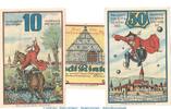 Serienscheine DE 3 Scheine kpl. Notgeld Rinteln , Satz mit 3 Scheinen , gut für ... , Mehl Grabowski 1125.1 c , von 1920 , Niedersachsen Seriennotgeld -