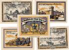 Notgeld DE 5 Scheine kpl. Zons , Notgeld Set mit 5 Scheinen in kfr. M-G 1476... Westfalen 1921 Seriennotg -