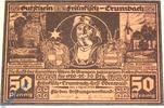 Notgeld Notgeld Fränkisch Krumbach , 50 Pfennig Schein , Mehl Grabowski 372.1 , von 1921 , Hessen Seriennotgeld -