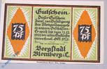 Notgeld Notgeld Blomberg , 75 Pfennig Schein , Mehl Grabowski 120.2 , von 1921 , Westfalen Seriennotgeld -