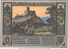 Notgeld DE 25 Pf. -WZ- Notgeld V.f. Heimatpflege Bolkenhain 137.3 , 25 Pfennig , Wz. Z-Muster , in kfr. -