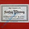 Notgeld Notgeld Vilshofen , Schein über 50 Pfennig , Tieste 7610.31 , von 1920 , Bayern Verkehrsausgabe -