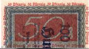 Notgeld Notgeld Düren , 50 Pfennig Schein , linkes Drittel , Mehl Grabowski 299.1 a , Westfalen Serien Notgeld -