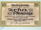 Notgeld Notgeld Dippoldiswalde , 10 Pfennig Schein , Tieste 1400.15.01 , Sachsen Verkehrsausgabe -