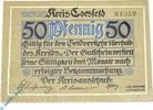 Notgeld Notgeld Coesfeld , 50 Pfennig Schein , Wellenbündel , Tieste 1185.05.02 , Westfalen Verkehrsausgabe -