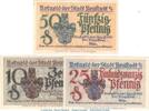 Notgeld DE 3 Scheine kpl. Notgeld Stadt Neustadt Osl. Set mit 3 Scheinen in kfr. von 1920 Tie 4960.20.15- -