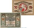 Notgeld Deutschland 2 Scheine kompl. Notgeld Handelskammer , Arnsberg 0195.05.01-02 , Set mit 2 Scheinen in kfr. -