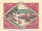 Serienscheine DE 1 Mk. 110 x 78 Notgeld Sparkasse Bad Oeynhausen , 1 Mark Schein 110 x 78 in kfr. M/G 1010.1 i -