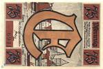 Notgeld Notgeld Rees , 75 Pfennig Schein , Mehl Grabowski 1104.1 , von 1921 , Westfalen Seriennotgeld -