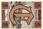 Notgeld Notgeld Rees , 1 Mark Schein , Mehl Grabowski 1104.1 , von 1921 , Westfalen Seriennotgeld -