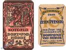 Notgeld DE 2 Scheine kpl. Dortmund und Hörde Notgeld Tieste 1465.05.10-11 , Set mit 2 Scheinen in kfr. NRW -