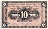 Notgeld DE 10 Pf. Balleier & ... Neuhaldensleben , 10 Pfennig Schein in kfr. Tieste 4855.05.10 -