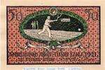 Serienscheine DE 50 Pf. Nr.5 Notgeld Sportverein Kahla , 50 Pfennig Schein Nr 5 gepunktet in kfr. M/G 667.1 -