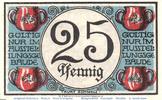 Seriennotgeld Deutschland 25 Pfennig Schein Notgeldausstellung Marburg , 25 Pfennig Schein braungrau in kfr. M/G 867.3 -