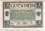 Notgeld Deutschland Notgeld Rendsburg 10 Pfennig o. Wz. Notgeld Stadt Rendsburg , 10 Pfennig Schein o.Wz. in kfr. Tieste 6025.05.05 -