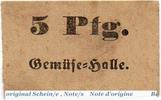 Notgeld Deutschland 5 Pfennig Schein Notgeld Gerbstedt , Gemüse-Halle 5 Pfennig Schein in f-kfr. Tieste 2200.15.15 -