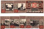 Notgeld DE 7 Scheine kpl. Notgeld der Stadt Stendal , Set mit 7 Scheinen in kfr. Mehl Grabowski 1267.1 -