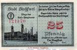 Notgeld Deutschland 25 Pfennig Schein Notgeld der Stadt Staßfurt , 25 Pfennig Schein in kfr. 7085.15.01 -