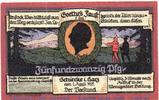 Seriennotgeld Deutschland 25 Pfennig o. Kn Notgeld Kurverwaltung Schierke 1179.1.b , 25 Pfennig Nr 2 Ohne Kennummer in kfr. -
