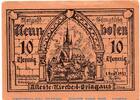 Notgeld 10 Pf. Neunhofen , Notgeld 10 Pfennig Schein in kfr. M/G 956.1 , Thüringen von 1921 -