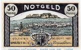 Notgeld 50 Pf. Notgeld Hamburger Hallig gelbbraun 564.1.a , 50 Pfennig Schein in kfr. o.D. -