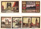 Notgeld DE 5 Scheine kpl. Schönebeck Elbe , Notgeld Set mit 5 Scheinen in kfr. M/G 1196.1.a , SA -