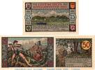 Serienscheine DE 3 Scheine kpl. Königswinter Notgeld , M/G 731.1 Set mit 3 Scheinen in kfr. von 1921 NRW -