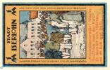 Notgeld De 1 Mk. Nr.4 Notgeld der Stadt Iserlohn 647.1 , 1 Mark Schein Nr 4 in kfr. von 1921 -
