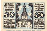 Serienscheine DE 50 Pf. Nr.1 Notgeld Heimatverein Jever 661.3 , 50 Pfennig Schein Nr 1 in kfr. -