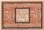 Kleingeld 1914-1922 50 Pf. Notgeld der Stadt Arnswalde 0205.05.31 , 50 Pfennig Schein in kfr. , 1920 -
