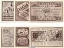 Notgeld DE 6 Scheine kpl. 6 x Notgeld der Stadt Kahla 670... Schachbund Set mit 6 Scheinen in kfr. o.D. -