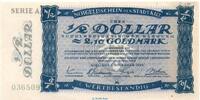 Wertbeständig 2,10 Gold Mk. Kiel , Banknote 2,10 Gold Mark Schein in kfr. Müller 2775.3 Wertbeständig -