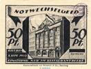 Serienscheine DE 50 Pf. -Stempel- Notgeld Carl Deeke Hamburg 520.1.a , 50 Pfennig mit Stempel in kfr. o.D. , Hambu -