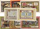 Serienscheine DE 8 Scheine kpl. 8 x Notgeld der Stadt Nörenberg 979.47.a-b , Set mit 8 Scheinen in kfr. 1921 -