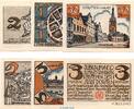 Notgeld DE 6 Scheine kpl. 6 x Notgeld der Stadt Dorsten 282.1 , Set mit 6 Scheinen in kfr. o.D. -