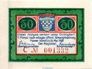 Seriennotgeld Deutschland 50 Pfennig C , Nr 6 Notgeld der Stadt Hamm 568.2.b , 50 Pfennig C Nr.6 breiter Rand in kfr. 1920 -