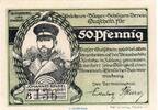 Serienscheine DE 50 Pf. -B- Notgeld Bürger Schützen Verein Iserlohn 646.1 , 50 Pfennig Schein in kfr. o.D. -