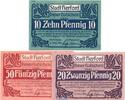 Notgeld DE 3 Scheine kpl. Notgeld Stadt Herford , Set mit 3 Scheinen in kfr. Tieste 2945.05.30-32 1920 -