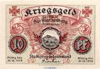 Notgeld Deutschland 10 Pfennig Schein Notgeld Stadt Bad Blankenburg 0715.05.20 , 10 Pfennig Schein in kfr. von 1918 -