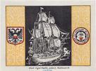 Notgeld De 50 Pf. Nr 1 Notgeld Schiffergesellschaft Lübeck 824.1.b , 50 Pfennig Schein Nr.1 in kfr. o.D -