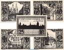 Notgeld De 5 Scheine kpl. 5 x Notgeld der Stadt Paderborn 1043.6 , Set mit 5 Scheinen in kfr. von 1921 -
